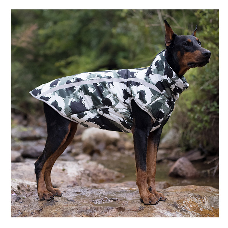 Chaqueta reflectante impermeable para perros