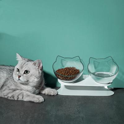 Non-slip double creative cat bowl