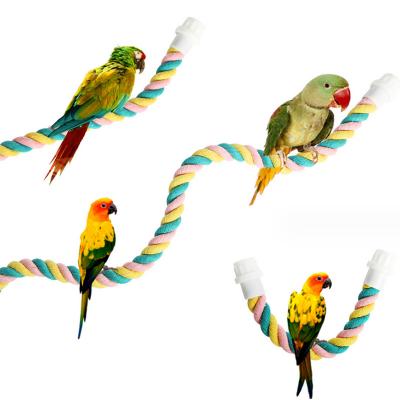 bird climbing rope toy