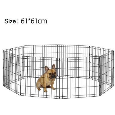 foldable portable pet metal play fence pen