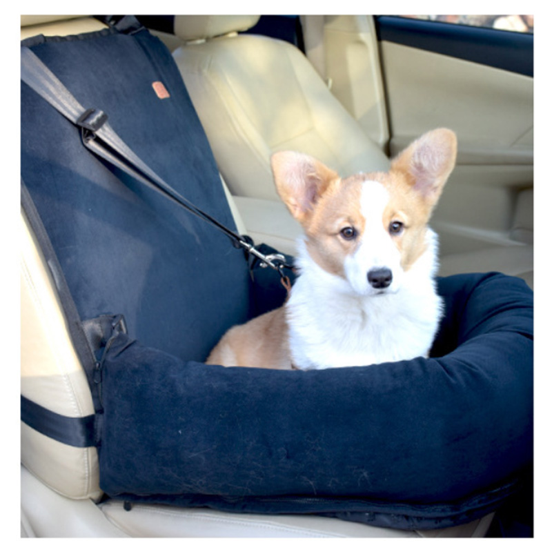 Asiento de seguridad para coche para perros con refuerzo para mascotas