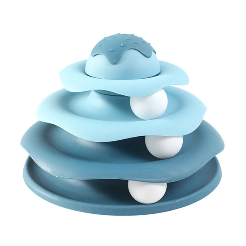 Torre de juguete para gatos Chase Mountain de 3 niveles